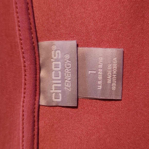 Chicos Zenergy sweatshirt Size 1 - Picture 3 of 7